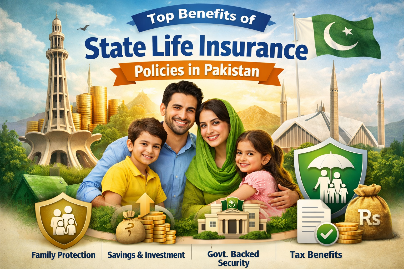 Top Benefits of State Life Insurance Policies in Pakistan
